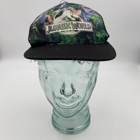 H&M Jurassic World Park Kids Hat Snapback T-Rex Dinosaur Size 4/8 Years READ - Picture 1 of 9
